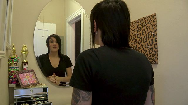 Nikki Hearts tastes that pink cunt and bounces her face to finish