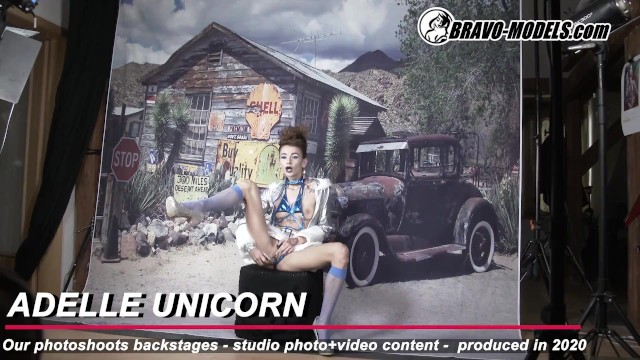Want to see Adelle Unicorn spread her legs in a hot vibrator photoshoot?