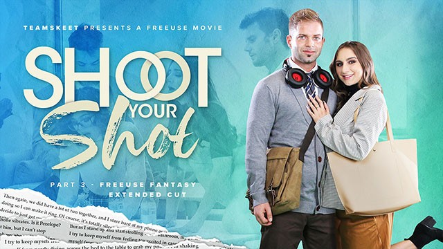 Charley Hart and Penelope Kay freeused during the office presentation, bent over and railed