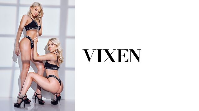 Jazlyn Ray and Riley Steele oil up a stud and stack their asses for a slamming