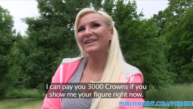 Jarushka Ross flashes for cash and bends over for outdoor cock