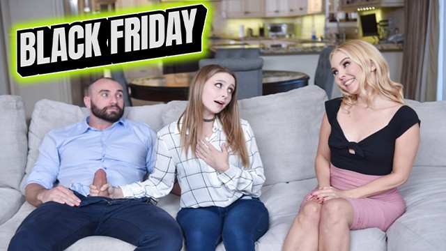 Aaliyah Love and Laney Grey share a dick in a sloppy head
