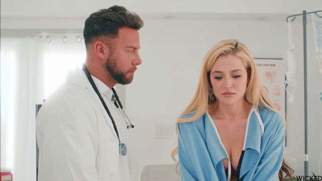 Blake Blossom begs her doc to stretch that tight gash raw