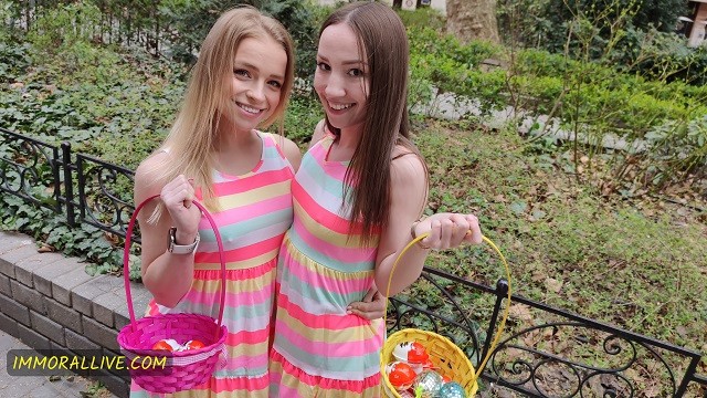 Easter pick-up turns into toy and dick 3way with Alexa Flexy and Kate Black