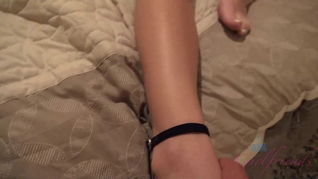 Lily Adams gets fingered until she cums